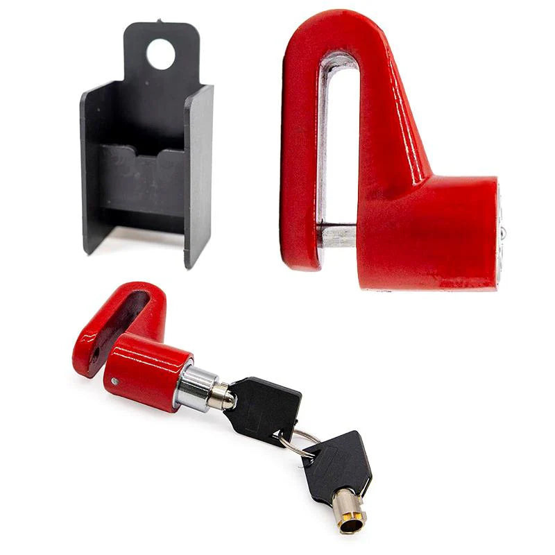 Candado con llave para disco