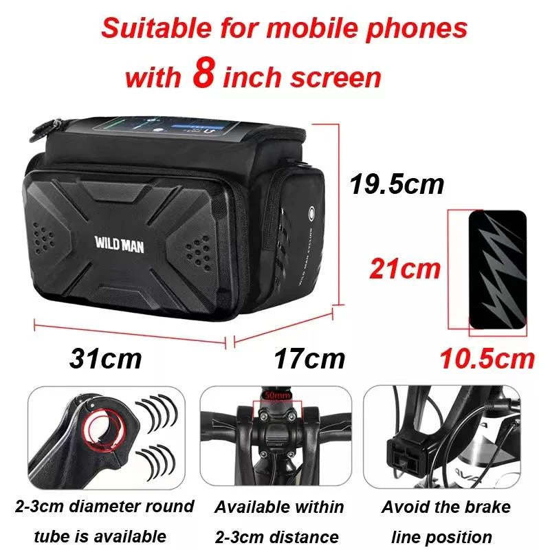 Bolsa impermeable 4L con soporte [Wild Man]