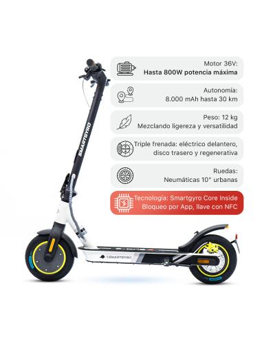 Patinete eléctrico smartGyro Z-One 2 Blue y Gray Certificado