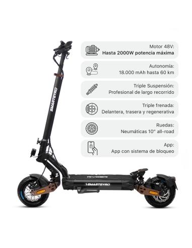 Patinete eléctrico smartGyro Ryder 2 certificado